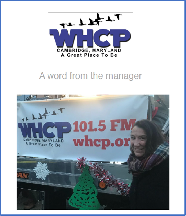 Sign Up for the WHCP Newsletter!