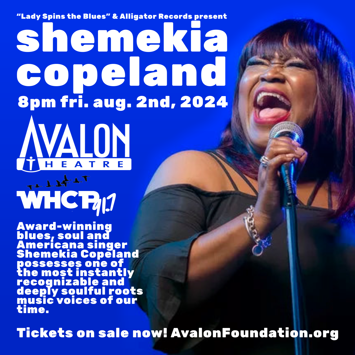 Shemekia Copeland at the Avalon Theatre Aug 2nd, 2024